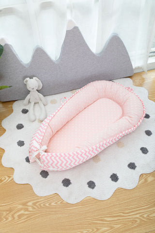 Premium+ Pink Nest Crib