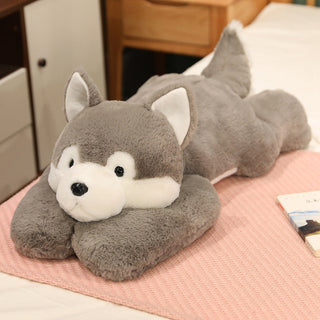 Husky Plush Pillow Toy