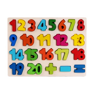 Wooden Numbers Kids Puzzle