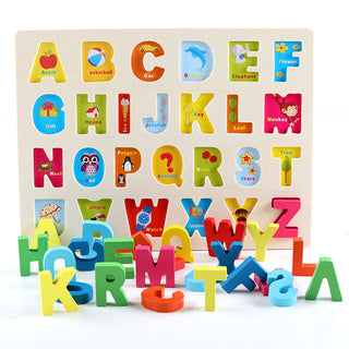 Wooden Alphabet Puzzle Toy