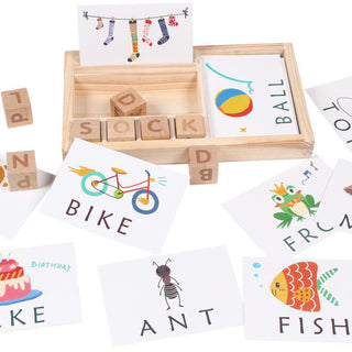 Wooden Spelling Toy Game