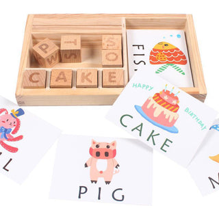 Wooden Spelling Toy Game