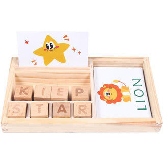 Wooden Spelling Toy Game